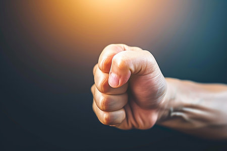 Powerful Fist in Focusの素材