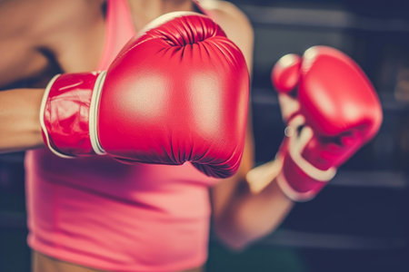 Boxing Gym Warrior: Determination and Dedicationの素材