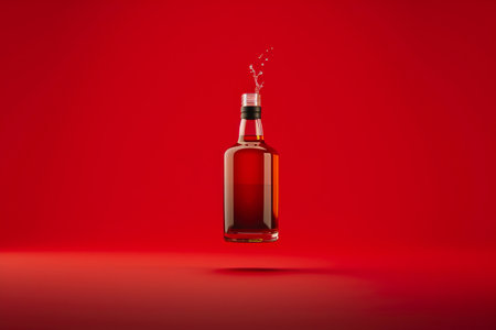 Scarlet Spirits: Whiskey Bottle Hoveringの素材