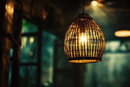 Handcrafted Wicker Chandelier Designの素材
