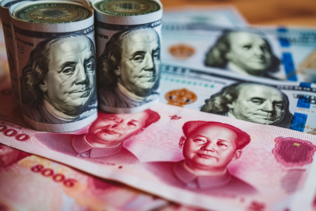 Economic Rivalry: USA against Chinaの素材