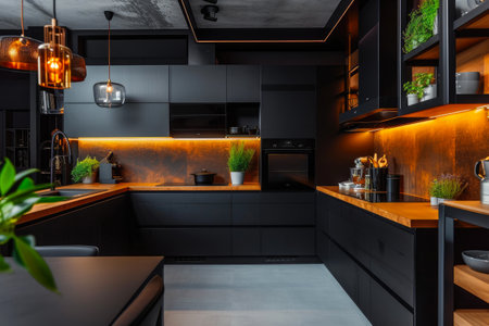 Timeless Classic Black Kitchen Styleの素材