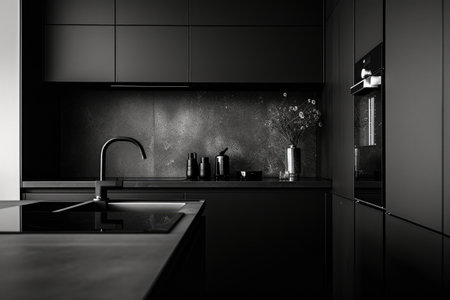 Edgy Gothic Kitchen Interiorの素材