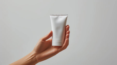 Modern Design: Skin Care Cream Pouch Close-Upの素材