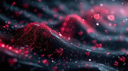 Synthetic Love: Digital Heartwave in the Voidの素材