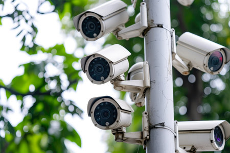 Urban Watch: Array of Security Camerasの素材