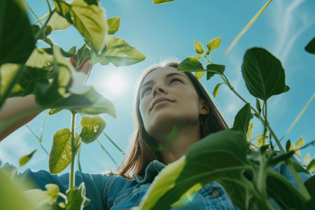 Blooming Beauty: 25-Year-Old Gardenerの素材