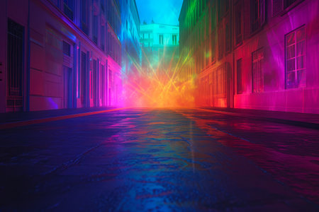 Nebulous Nightscape: Lithography Perspectiveの素材