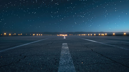 Darkened Horizons: Urban Solitude at Nightの素材