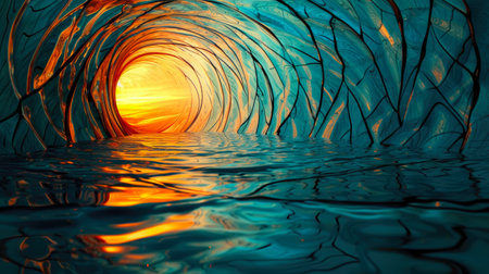 Harmony in Chaos: A Geometric Journey of Intricate Linesの素材