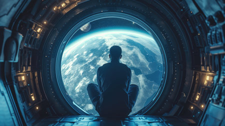 Celestial Odyssey: Futuristic Spacecraft Interiorの素材