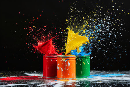 Abstract Blast: Paint Can Riot in Motionの素材