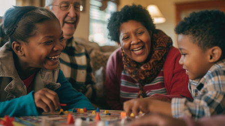 Cozy Home Moments: Laughter and Board Gamesの素材