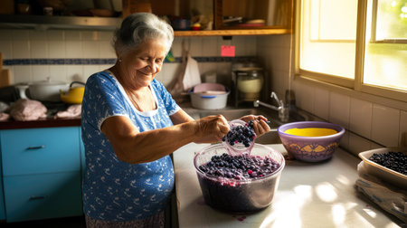 Senior Chef: Creating Sweet Memories in the Kitchenの素材