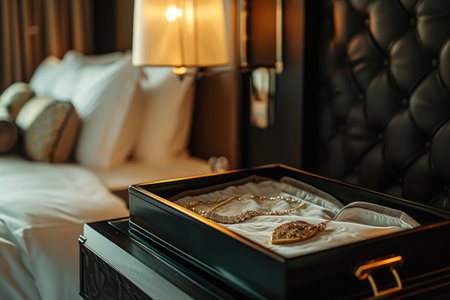 Chic Wristwatch and Masculine Pendant Presented in Exclusive Suiteの素材