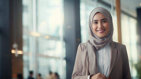 Breaking Barriers: Visionary Muslim CEO Inspiring Successの素材