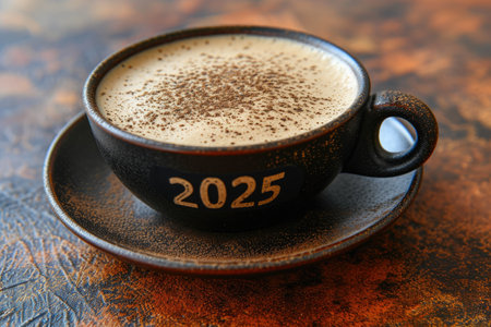 Latte Art Journey: Toasting to 2025の素材