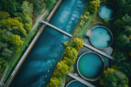 Modern Aquatic Remediation Center: A Skyward Overviewの素材