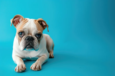 Despondent Doggie on Blueの素材