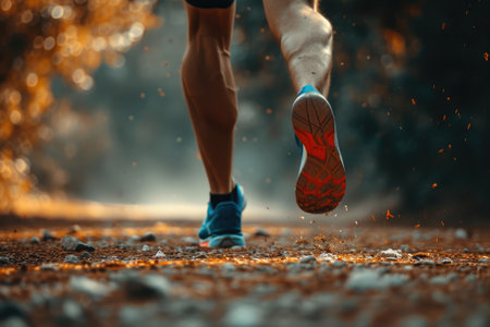 Footwork in Focus: Running Man's Strideの素材