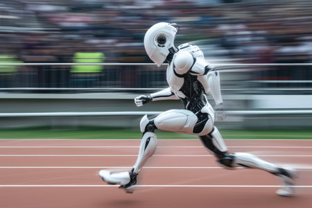A Race for the Ages: Human vs. Machine in Olympic Sprintの素材