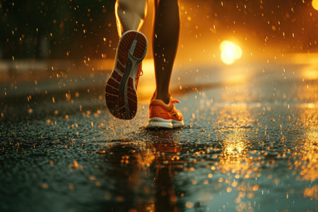 Running into the Storm: Wet Pavement Challengeの素材