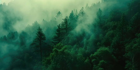 Awe-Inspiring Greenery: Nature's Cinematic Masterpieceの素材