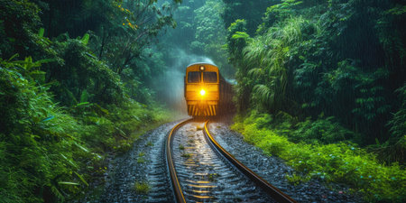 Rainy Jungle Train Adventureの素材