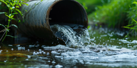 Nature's Cry: Sewage Tainting Aquatic Lifeの素材
