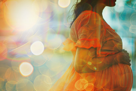 Anticipation in Bloom: Pregnancy Portraitsの素材