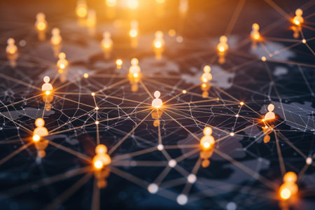 Golden Threads of Business: Networking Glowの素材