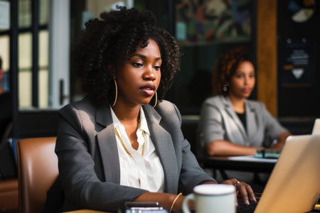 Leadership in Focus: CEO Examining Financial Reportsの素材