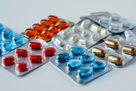 Health Support: Medicine Boxes and Medication Selectionの素材