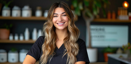 Healthcare Uniform in Aesthetic Settingの素材