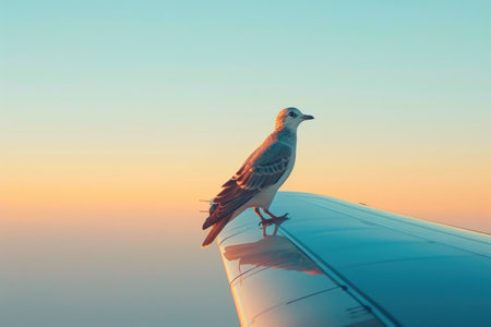 Flight Partner: Bird and Plane Wingの素材