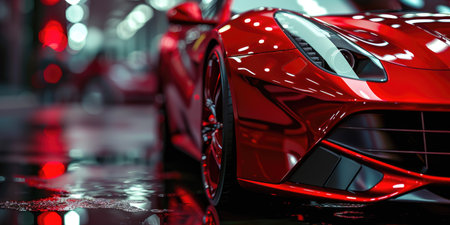 Front View Supercar Photographyの素材