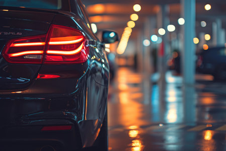Daylight View of Cars in Modern Showroomの素材