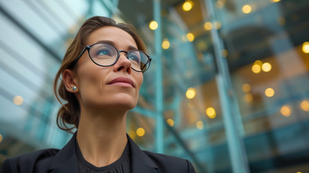 Ambitious Corporate Leader Portraitの素材