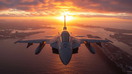 Naval Aviation Operation: Sunset Fighter Jet Launchの素材
