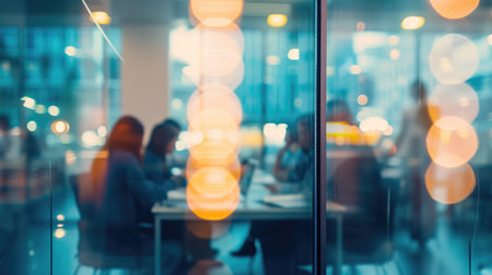 Professional Team Meeting in Officeの素材