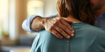 Man Providing Emotional Supportの素材