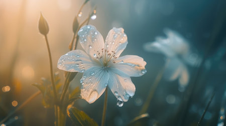 Soft Fog Embracing a Fragile Flowerの素材