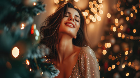 Sparkling Dress and Christmas Spirit Combinedの素材