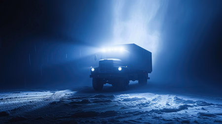 Enigmatic Truck Revealed by Stage Lightsの素材