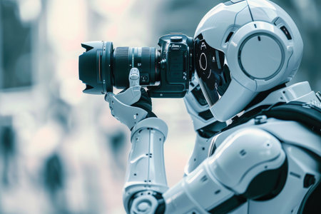 AI Camera Operator Capturing Stunning Photographsの素材