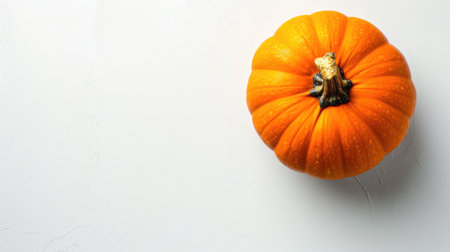 Autumn Harvest Pumpkin with White Backgroundの素材