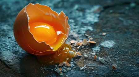 Dynamic Egg Crack with Flowing Contentsの素材