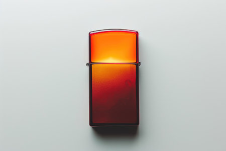 Close-Up of a Lighter Against White Backgroundの素材