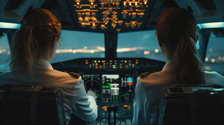 Behind the Scenes: Female Pilots in Actionの素材