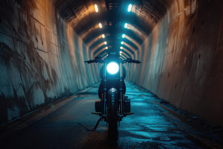 Tunnel Ambiance Enhances Electric Motorcycle's Designの素材